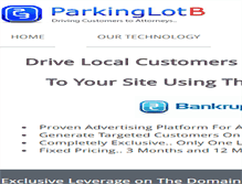 Tablet Screenshot of parkinglotb.com